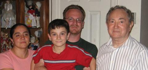 Dad and us in 2007